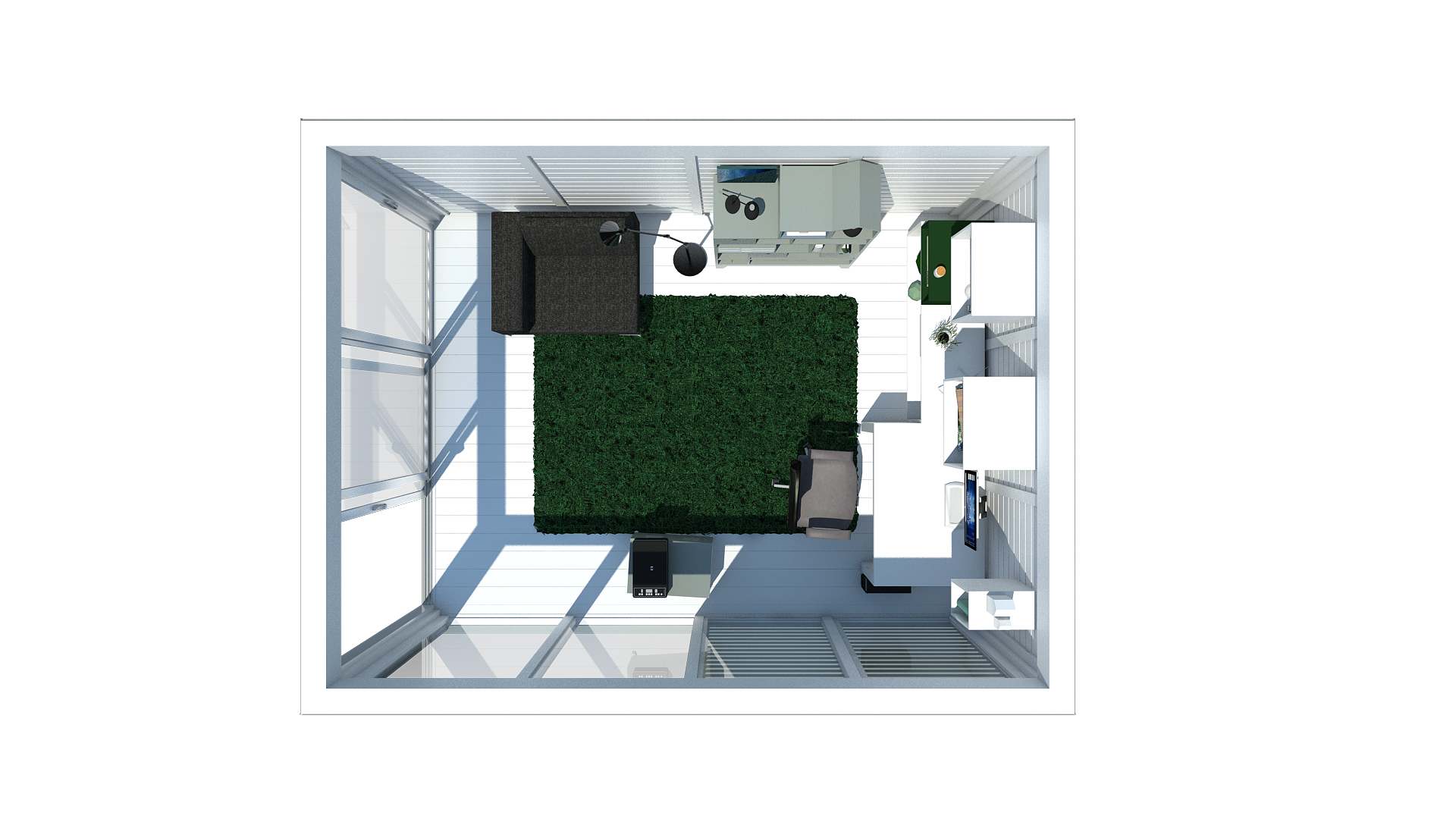 Insulated Office Cube 3x4 I Heavenly Outdoor Living