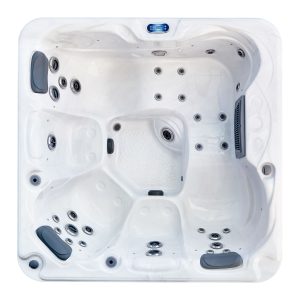 Sunbeach Spas 552-DL – 5-Person 13-Amp Hot Tub with Twin Loungers