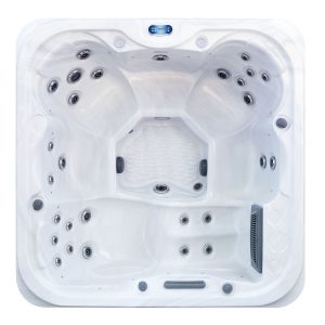 Sunbeach Spas 561-L – 6-Person 13-Amp Hot Tub with Lounger