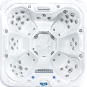 Sunbeach Spas 770-S – 7-Person 32-Amp Open-Seating Hot Tub