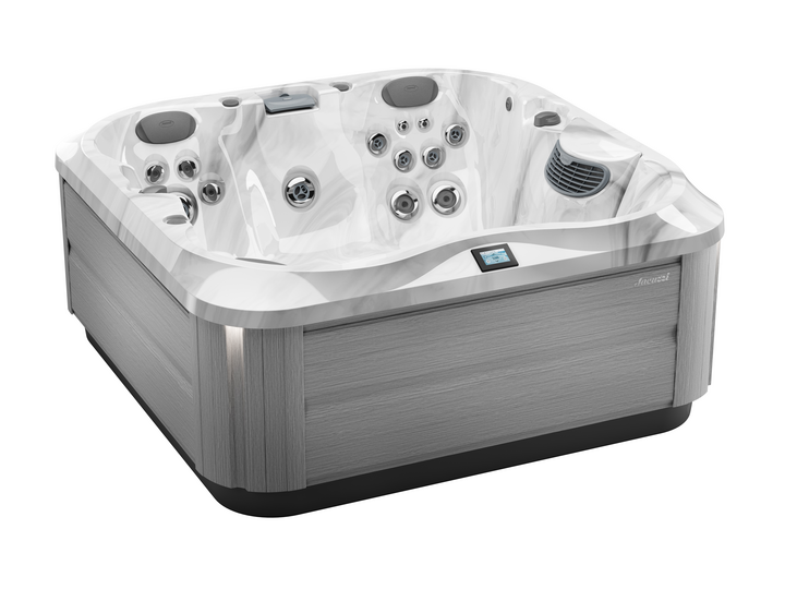 Jacuzzi-Spa_J-332_BrushedGrey_Platinum_ThreeQuarter-720x540-4f2e7174-e650-43f2-b2ee-aaca85865c6f