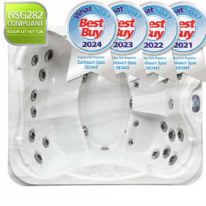 Sunbeach Spas 344-S – 5-Person HSG282-Compliant 13-Amp Hot Tub