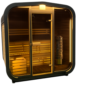 E-5™ Thermowood Cube Sauna