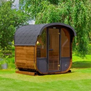 Cube Sauna 200cm Pre Assembled with 6.8kW Heater