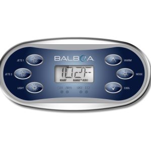 BALBOA VL600S 2 PUMP TOPSIDE TOUCHPAD AND OVERLAY