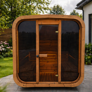 E-2™ Thermowood Cube Sauna