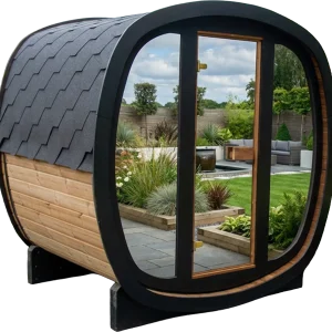 Heavenly Elements™ Vista 160 – 1.6m Mirrored Outdoor Cube Sauna